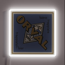 Charger l&#39;image dans la galerie, Vibrant Orval Brewery-inspired RGB neon sign for craft beer enthusiasts.