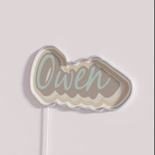 Charger l&#39;image dans la galerie, Personalized RGB Neon Sign with Customizable Text for Home Decor