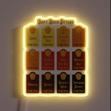 Charger l&#39;image dans la galerie, Artesanal Handcrafted Flavors in Vibrant Neon Colors Paleta Sign