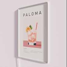 Charger l&#39;image dans la galerie, Brighten your bar with vibrant Paloma cocktail theme neon decor