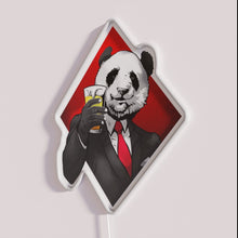 Charger l&#39;image dans la galerie, RGB Neon Bar Sign with Happy Panda and Beer Quote