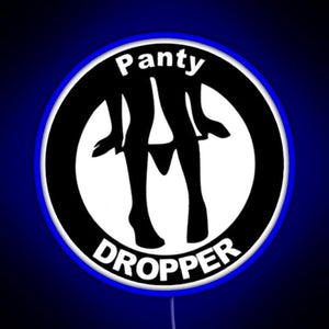 Panty Dropper RGB neon sign blue