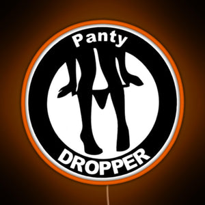 Panty Dropper RGB neon sign orange