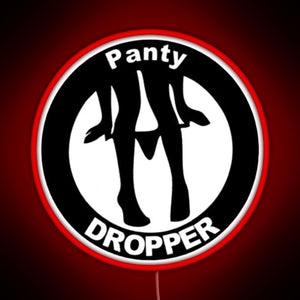 Panty Dropper RGB neon sign red