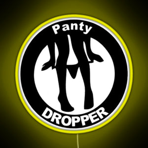 Panty Dropper RGB neon sign yellow