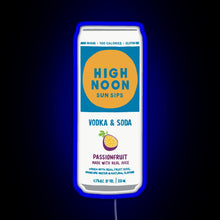 Charger l&#39;image dans la galerie, Passionfruit High Noon RGB neon sign blue