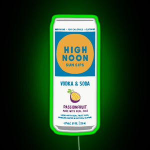 Passionfruit High Noon RGB neon sign green