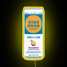 Charger l&#39;image dans la galerie, Passionfruit High Noon RGB neon sign yellow