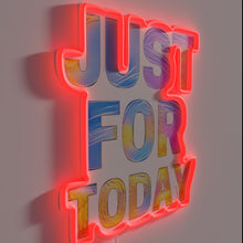 Charger l&#39;image dans la galerie, Addiction Support Motivation Wall Sign with Soothing Pastel Neon Colors