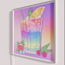 Charger l&#39;image dans la galerie, Pastel colored cute rainbow cocktail themed RGB neon lighting decoration