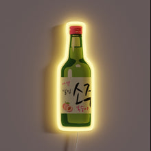 Charger l&#39;image dans la galerie, Signe de néon soju pêche