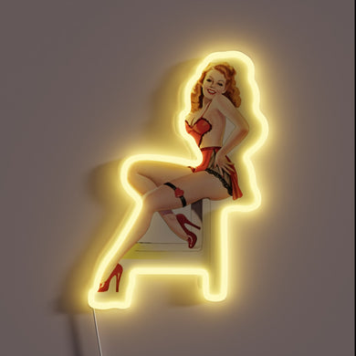 Eye-catching, customizable RGB LED light strip in neon style design