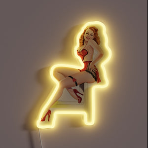 Eye-catching, customizable RGB LED light strip in neon style design