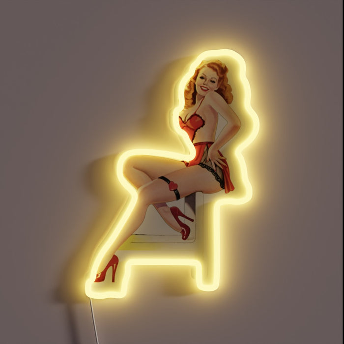 Eye-catching, customizable RGB LED light strip in neon style design