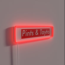 Charger l&#39;image dans la galerie, RGB Neon Sign Featuring Colorful Beer Glass and Tattoo Logo
