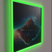 Charger l&#39;image dans la galerie, Galactic Vibes Welcome to Our Home in Cosmic Neon Colors