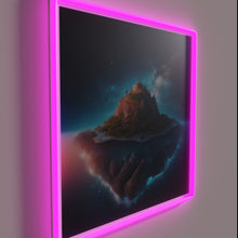 Charger l&#39;image dans la galerie, Galactic Vibes: Neon LED Wall Sign with Colorful Planet Accentuation