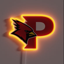 Charger l&#39;image dans la galerie, Plattsburgh Cardinals neon sign — bold school pride in glowing red.