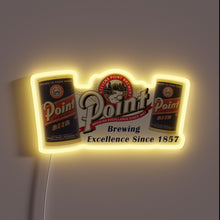 Charger l&#39;image dans la galerie, RGB LED Neon Sign: Illuminated Bar Decor with Pointy Specialty Beer.