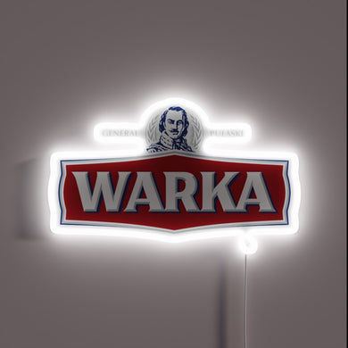 Eye-catching Polish beer bar decoration with colorful RGB lighting effect