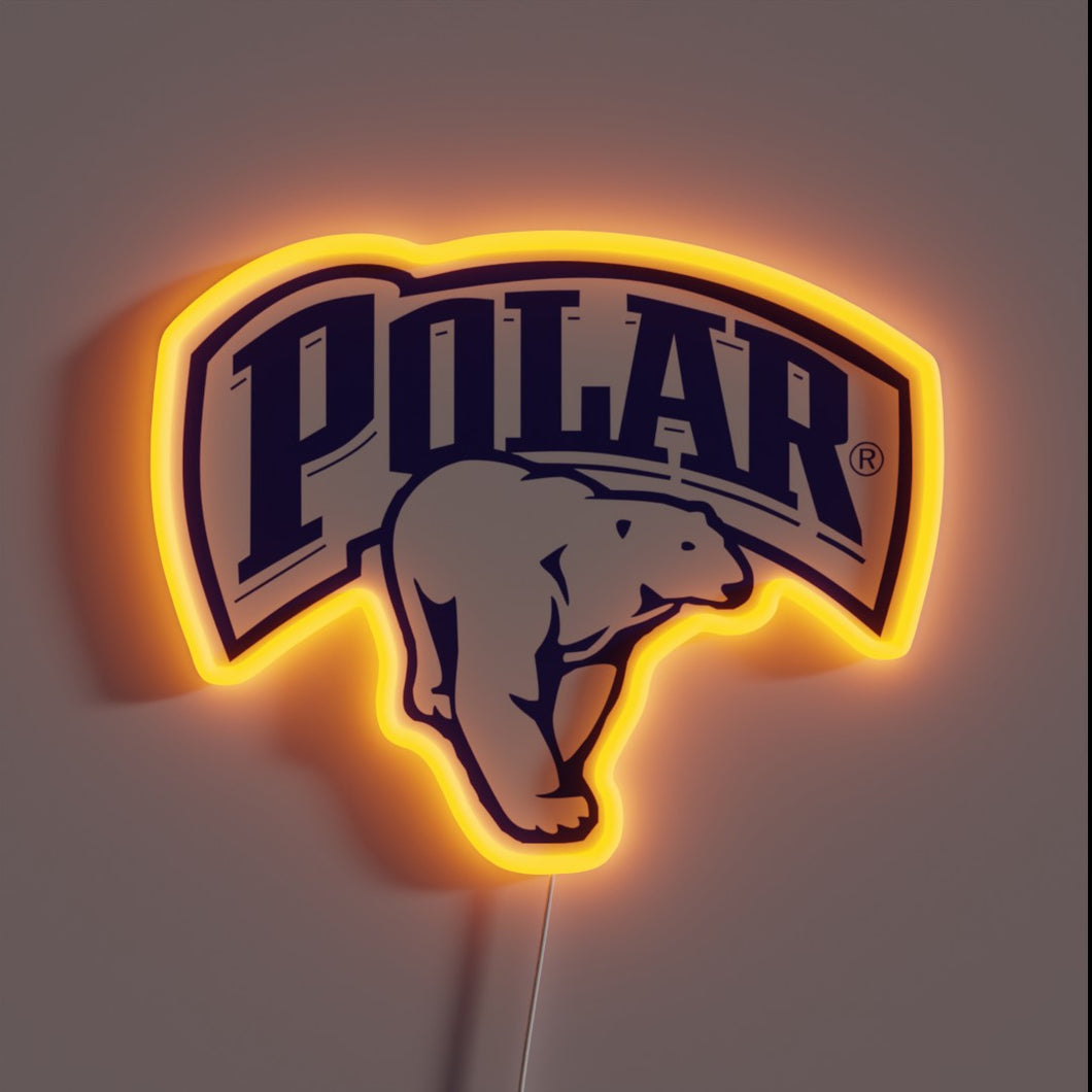 RGB Backlit Neon Sign with Adjustable Color Modes and Dimmer.