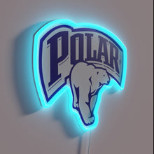 Charger l&#39;image dans la galerie, Neon LED lighted logo sign with customizable RGB color options