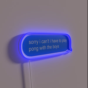 Neon bar sign featuring vibrant red, green, blue lights