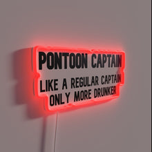 Charger l&#39;image dans la galerie, Pontoon Boat Captain&#39;s Office Decorative Neon Sign in RGB Color