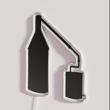 Charger l&#39;image dans la galerie, Vintage-inspired neon Pot Moonshine Still sign with colorful RGB lighting accents
