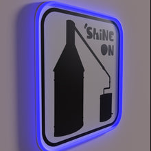 Charger l&#39;image dans la galerie, Barroom Distiller&#39;s Pride: Pot Still Moonshine Sign in Vibrant RGB Neon