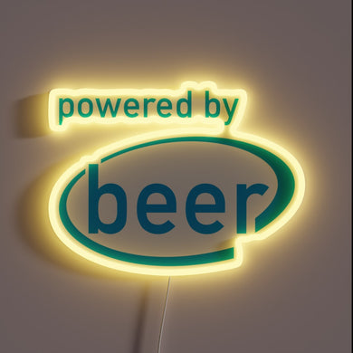 Eye-catching powered RGB neon sign with customizable color display options
