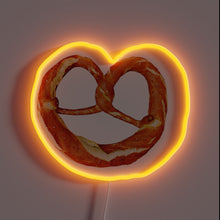 Charger l&#39;image dans la galerie, Brighten up your space with vibrant pretzel-shaped neon lighting wonder