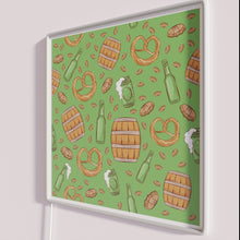 Charger l&#39;image dans la galerie, RGB Neon Bar Sign, Oktoberfest Beer and Pretzel Themed Decor