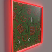 Charger l&#39;image dans la galerie, Brighten Your Space with Festive Pretzels and Beer Neon Sign