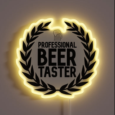 Expertly Crafted Illuminated Sign for Serious Beer Connoisseurs and Enthusiasts