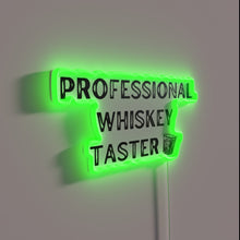 Charger l&#39;image dans la galerie, Whisky Connoisseur&#39;s Dream: Expertly Crafted RGB Neon Sign with Distinction.