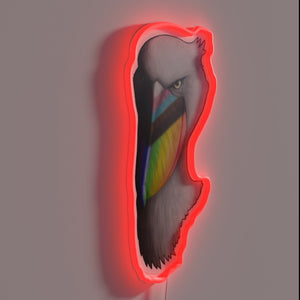 Neon Pride Symbol Wall Art Celebrating Diversity and Inclusivity Everywhere