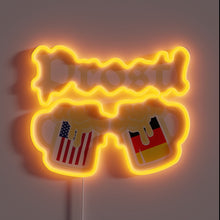 Charger l&#39;image dans la galerie, Neon RGB Sign for Oktoberfest Party and Beer Enthusiasts Gatherings