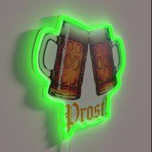 Charger l&#39;image dans la galerie, Prost RGB Neon Sign, Vibrant German Cheer Wall Decor Accents