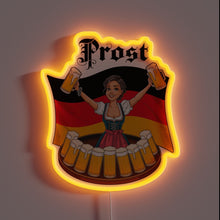 Charger l&#39;image dans la galerie, Vibrant PROST RGB neon bar sign with customizable color options.