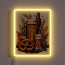 Charger l&#39;image dans la galerie, Vibrant LED Oktoberfest Sign with German-inspired Cheers in Colorful Neon