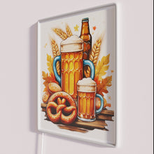 Charger l&#39;image dans la galerie, Vibrant RGB Neon Wall Sign Celebrating Traditional Oktoberfest Cheer and Heritage