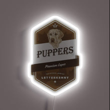 Charger l&#39;image dans la galerie, Brighten up your space with vibrant Puppers beer neon glow