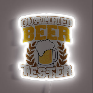 Certified Connoisseur's Dream Sign - Glowing Approval for Fine Craft Beers