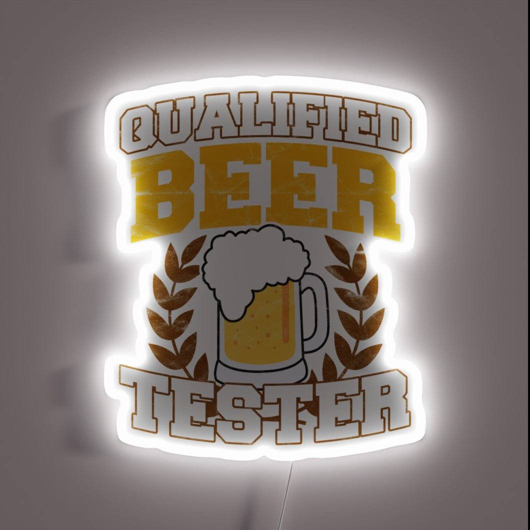 Certified Connoisseur's Dream Sign - Glowing Approval for Fine Craft Beers