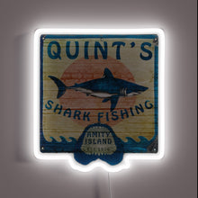 Charger l&#39;image dans la galerie, Vibrant RGB shark fishing themed neon sign for enthusiasts everywhere