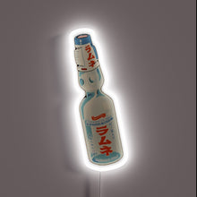 Charger l&#39;image dans la galerie, Sweet, fizzy, and glowing — this neon Ramune bottle brings retro Japanese soda vibes to your wall with a pop-art twist. Perfect for lovers of nostalgia and neon!