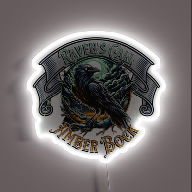 Add a touch of mystique with this raven-inspired beer sign