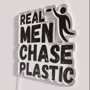 Add Whimsy with Humorous Neon Sign for Ultimate Frisbee Enthusiasts