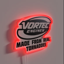 Charger l&#39;image dans la galerie, Eye of the storm neon sign captures real tornado fury.